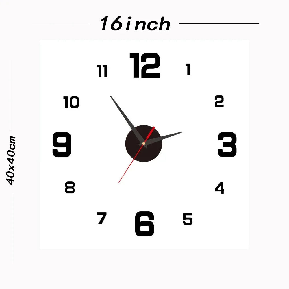 Silent Battery Operated Wall Clock - Non-Ticking Decor for Home  Office