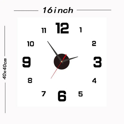 Silent Battery Operated Wall Clock - Non-Ticking Decor for Home  Office