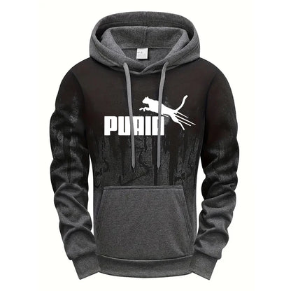 Hooded Sweatshirt and Sweatpants Outdoor Sports Jogger Suit Men's Set/Hoodie/Pants Autumn Winter Daily Casual Fashion Sportswear