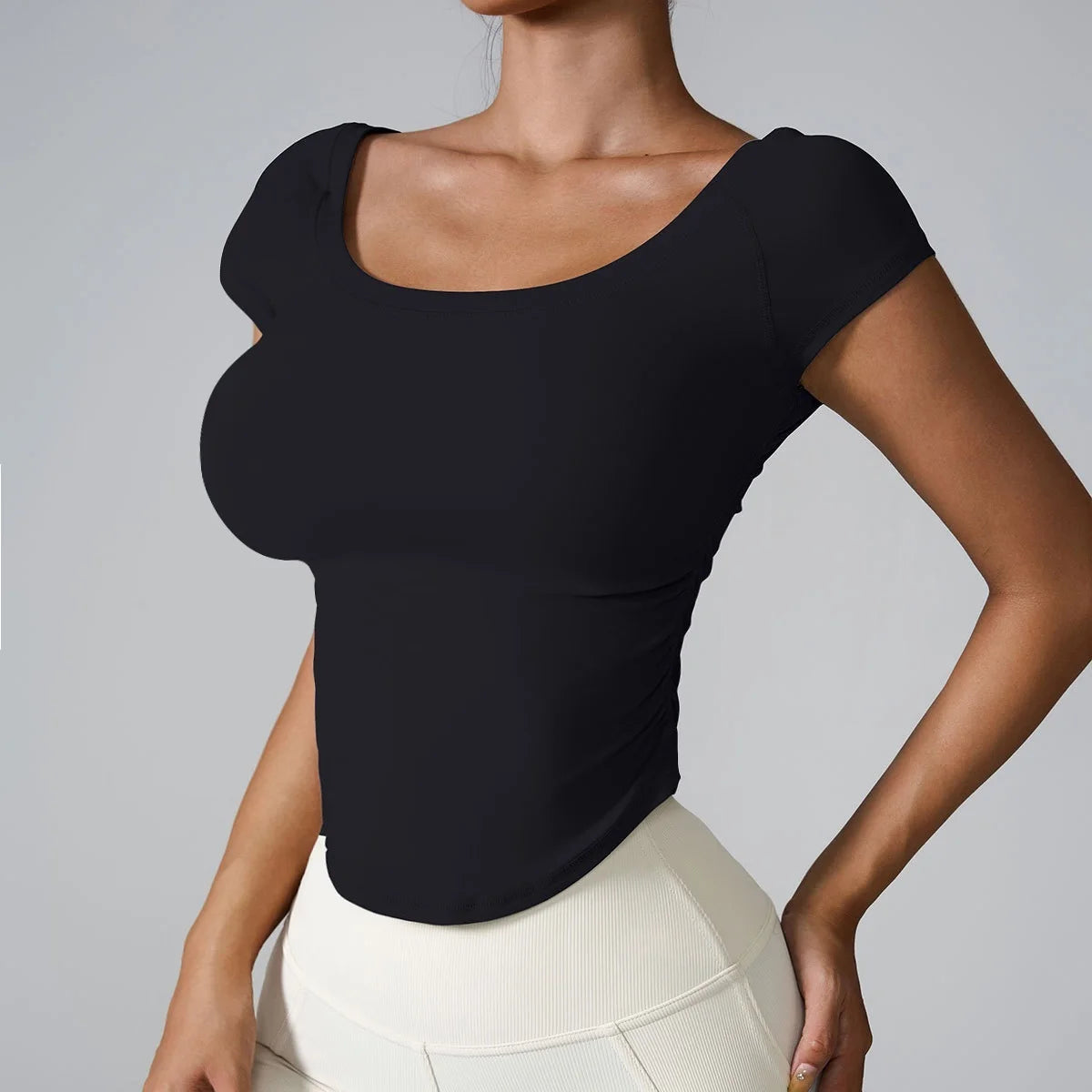 Women Yoga Shirts - Plus Size Sportswear Top | Breathable Quick Dry Fitness Workout Shirt