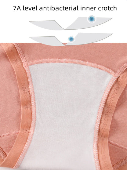 3Pcs Modal Women's Panties Lengthened Inner Crotch Female Briefs Underwear Underpants M-XXL 7A Level Antibacterial Sexy Soft Fit