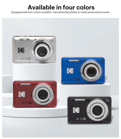 Kodak Digital Camera - 16MP Compact Camera with 5X Optical Zoom & 28mm Wide Angle Lens