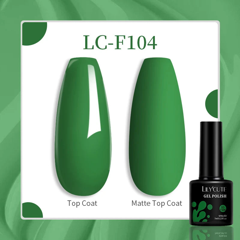 Gel Nail Polish - LILYCUTE UV Gel Varnish 7ML | Soak Off, Long Lasting Colors