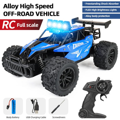 116 Alloy Remote Control Car - High-Speed Off-Road Big Foot Vehicle - ZOOMNSTORE