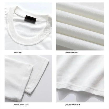 2026 Summer Pure Cotton Heavyweight American Style BC Short-Sleeve Car Modified T-Shirt, Loose-Fitting, Twisted-Neck, Versatile,