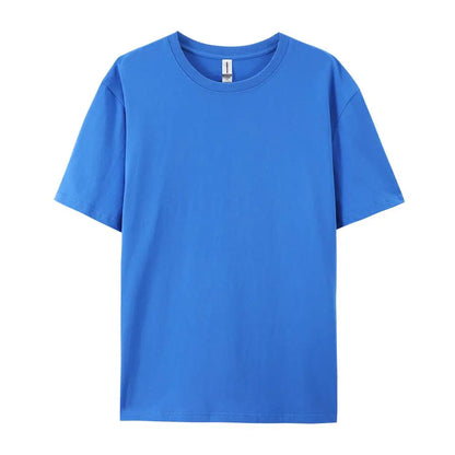 Cotton Casual T-Shirts for Women - Short Sleeve Sporty O-Neck Tops - ZOOMNSTORE