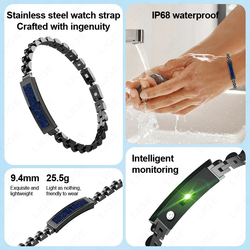 2026 New Smart Watch Pedometer Health Smart Bracelet Women Men Sports Fitness Waterproof Heart Rate Sleep Monitoring Wristbands