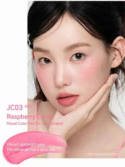 AZTK Liquid Blush Water To Powder Soft Matte Cool Toned Blusher Natural Pink Flush Long Lasting Cheek Tint Makeup