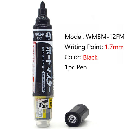 Pilot Whiteboard Marker Pen Stationery White Board Markers 1.7/2.2-5.2/2.3MM Tips Dry-Erase Refillable Liquid Ink School Office