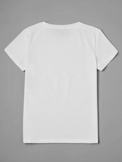 Women Plus Size T-Shirt – Graphic Short Sleeve | Loose Fit Tee | Breathable Cotton Shirt