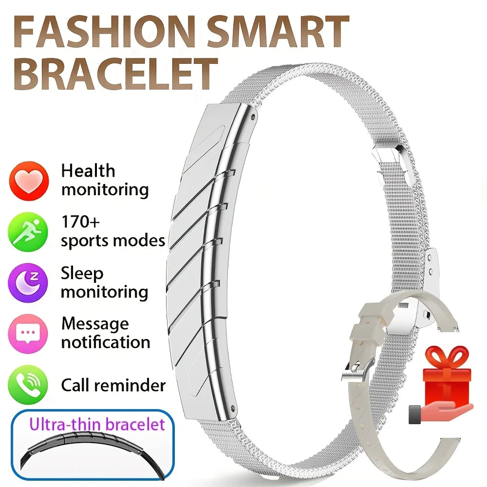 2026 Women Smart Bracelet With Heart Rate Monitor Activity Fitness Tracker Sports Wristband Waterproof Smart Watch Men Smartband