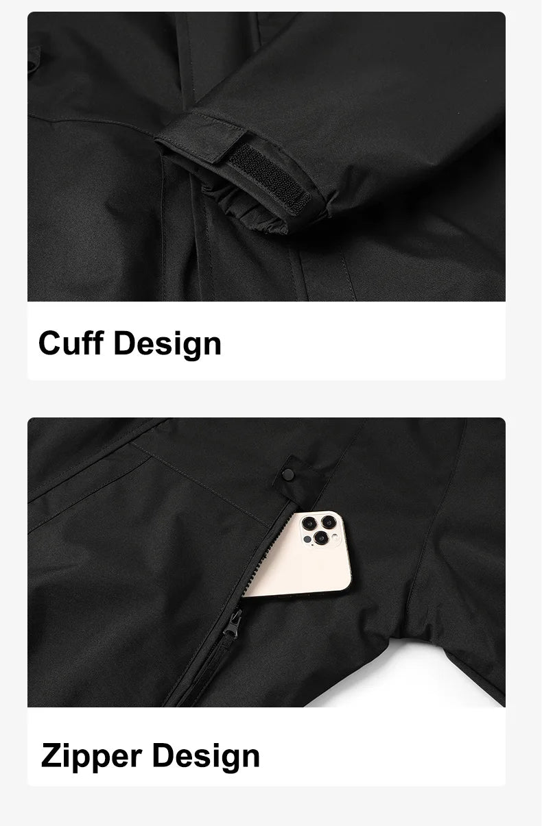 CHRLCK Unisex Outdoor Waterproof Jacket Windbreaker Coat Autumn Breathable Fishing Camping Windproof Jackets Men Women Clothing