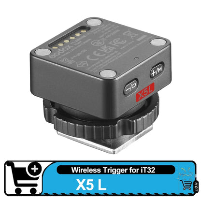 Godox IT32 IFlash Camera Flash TTL HSS Rotating Head on Camera Flash Light X5 C/S/N/F/O/L Wireless TTL Magnetic Flash Trigger