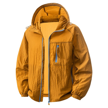 LNGXO Women's Men's Sun Protective Jackets Camping Mountaineering Hiking Outdoor Sports Windbreaker Summer Lightweight Coat