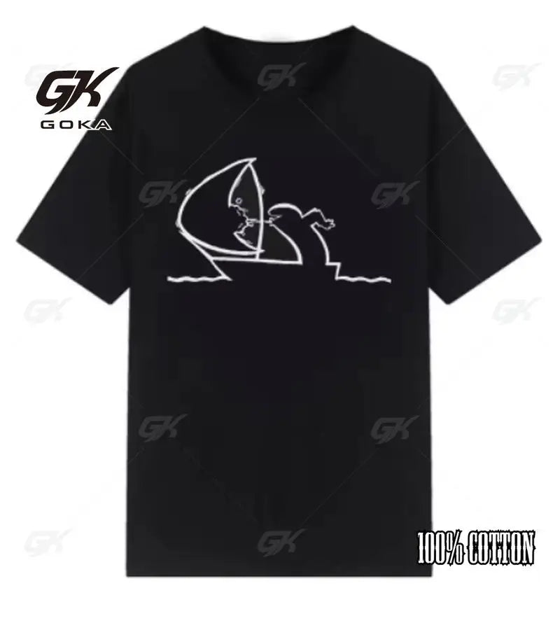 Summer T Shirts for Men Balum La Linea Funny Graphic Tshirt Cotton Comfortable Premium Camisetas Unisex Streetwear Fashion