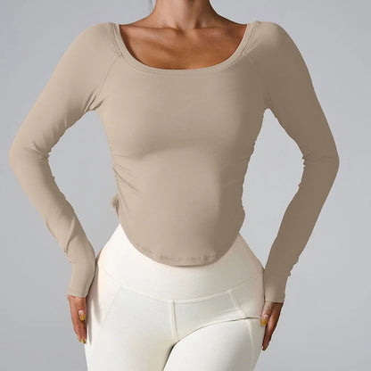 Women Yoga Shirts - Plus Size Sportswear Top | Breathable Quick Dry Fitness Workout Shirt