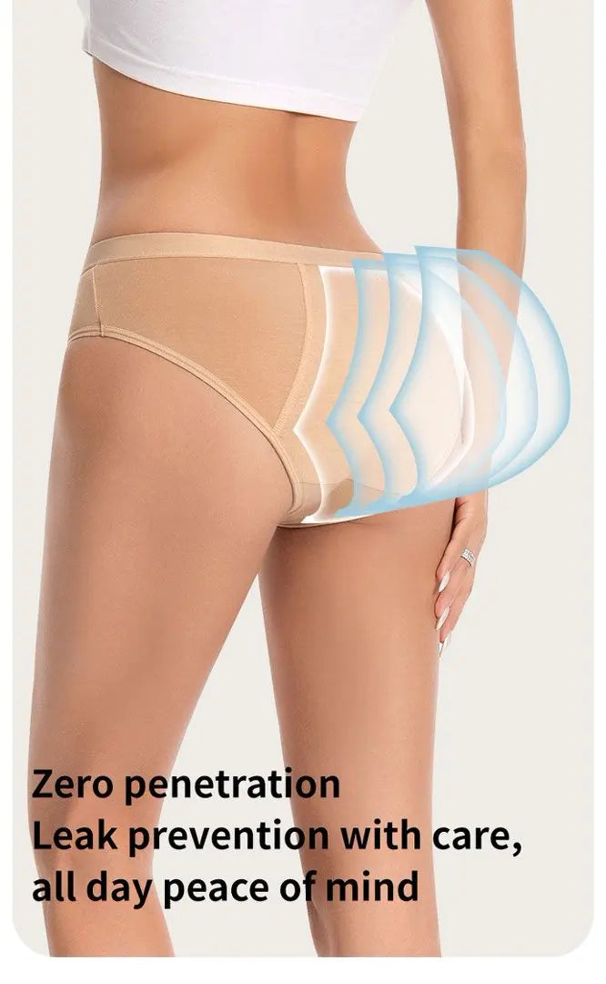 1/4PCS Women Period Panties Heavy Flow Leakproof Underwear Cotton Postpartum Menstrual Physiological Panty Teens Briefs S-3XL
