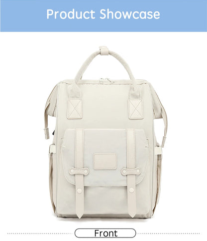 PANGDUBE Baby Nappy Bag with 2pcs Stroller Hooks Mummy Bag Backpack Waterproof Outdoor Travel Mommy Maternity Bag for Baby Stuff