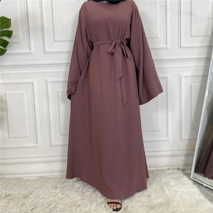 Modest Abaya Dress Ramadan Kaftan For Women | Elegant Muslim Maxi Robe