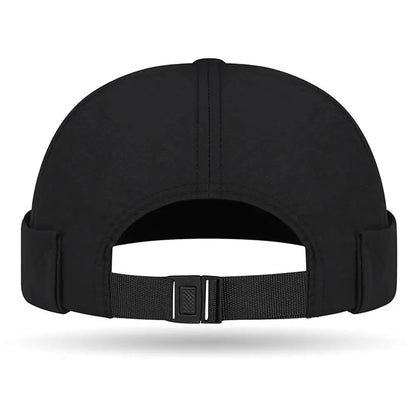 Spring Summer New Casual Landlord Hat Street Melon Skin Tide Hats Without Brim Retro Hip Hop Cap Unisex Docker Cap Brimless Hat
