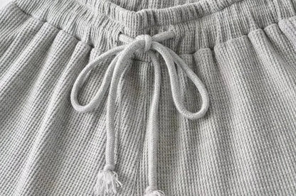 Women's Ruffled Shorts – Y2K High-Waist Loose Summer Shorts