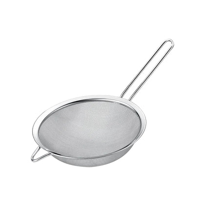 Fine-Mesh Strainer Set – Stainless Steel Sieve & Flour Sifter (3/4-Piece)