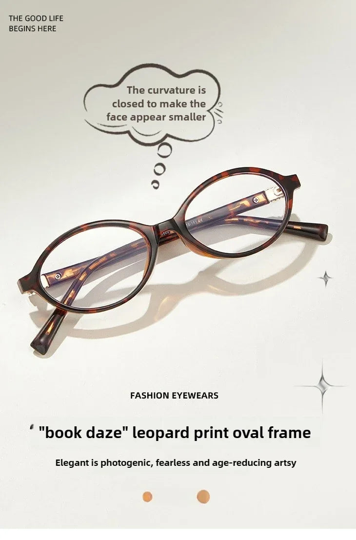Oval Reading Glasses - Classic Oval Frames With Photochromic Lenses For Women Small Frames