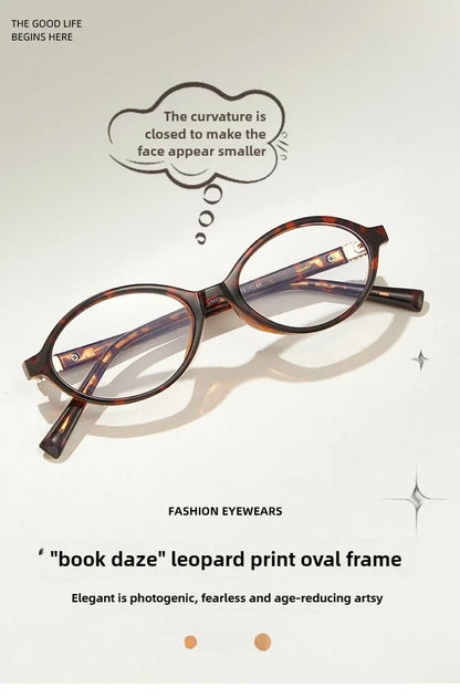 Oval Reading Glasses - Classic Oval Frames With Photochromic Lenses For Women Small Frames