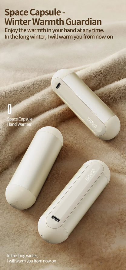 2 Pack Rechargeable Hand Warmers Electric Magnetic Portable Pocket Heater Fast Heating 3 Settings For Women Men Outdoor Camping