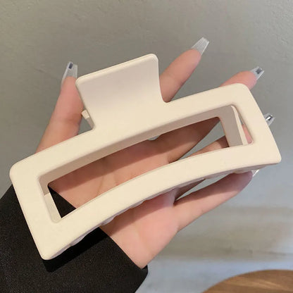 5 Inche Extra Large Claw Clips for Thick Hair and Long Hair, 4 Pack Xl Jumbo Claw clips, Oversized Matte Non-slip Rectangle Hai