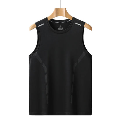 YJKVUR Sports Quick Dry Sleeveless T-Shirt for Men Summer Men Basketball Gym Clothing Breathable Lightweight Plus Size Tank Top