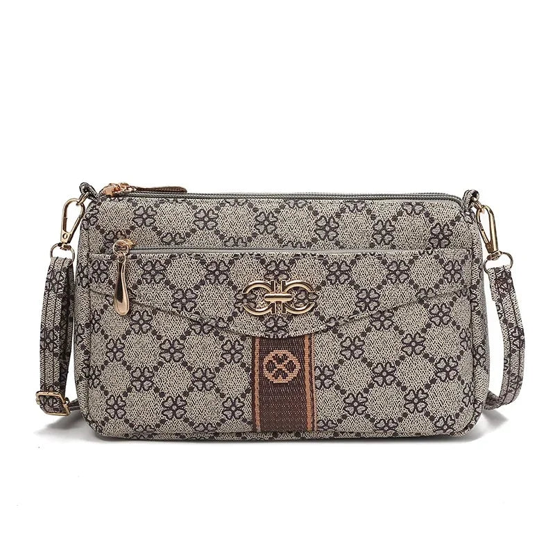 Ladies Crossbody Bag – Large Capacity Vintage Shoulder Bag with Coin Pocket