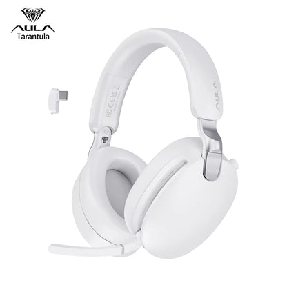 AULA New A500 Wireless Head-mounted Headphone 2.4G/Bluetooth/Wired Nolse Reduction Headsets E-sports Gaming Earphones with Mic