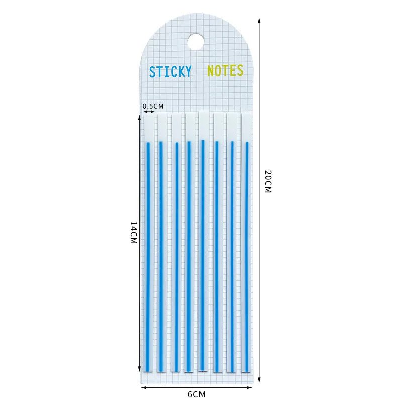 160 Sheets Transparent waterproof Mark Line Index Memo Pad Sticky Notepads Paper Sticker Notes School Supplies Stationery