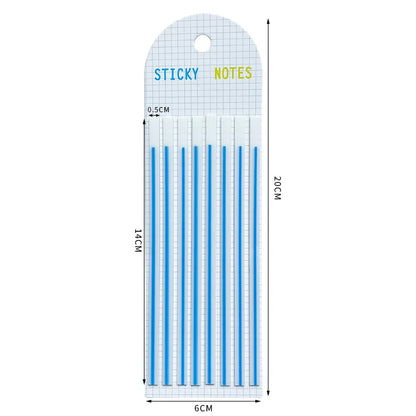 160 Sheets Transparent waterproof Mark Line Index Memo Pad Sticky Notepads Paper Sticker Notes School Supplies Stationery