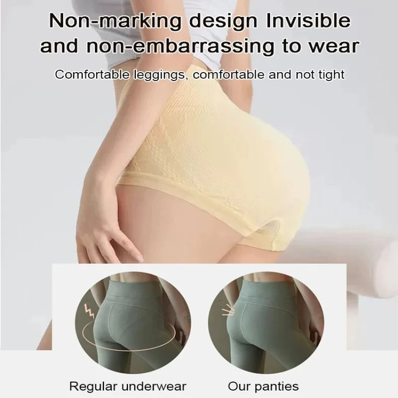 3PCS/set Universal Underwear Woman High Waist Women's Panties Comfort Cotton Brief Breathable Panty Underpants for Ladies