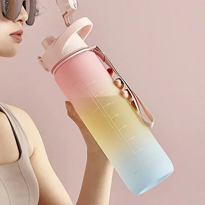 Summer Large-capacity Cup Outdoor Large Water Bottle Multi-color Fitness Kettle Portable Sports Kettle