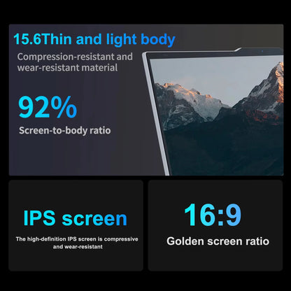 Intel Core i7 Laptop - 15.6 Inch Ultra Slim Notebook Computer | 16GB DDR4 RAM, 1TB SSD Storage, Windows 11