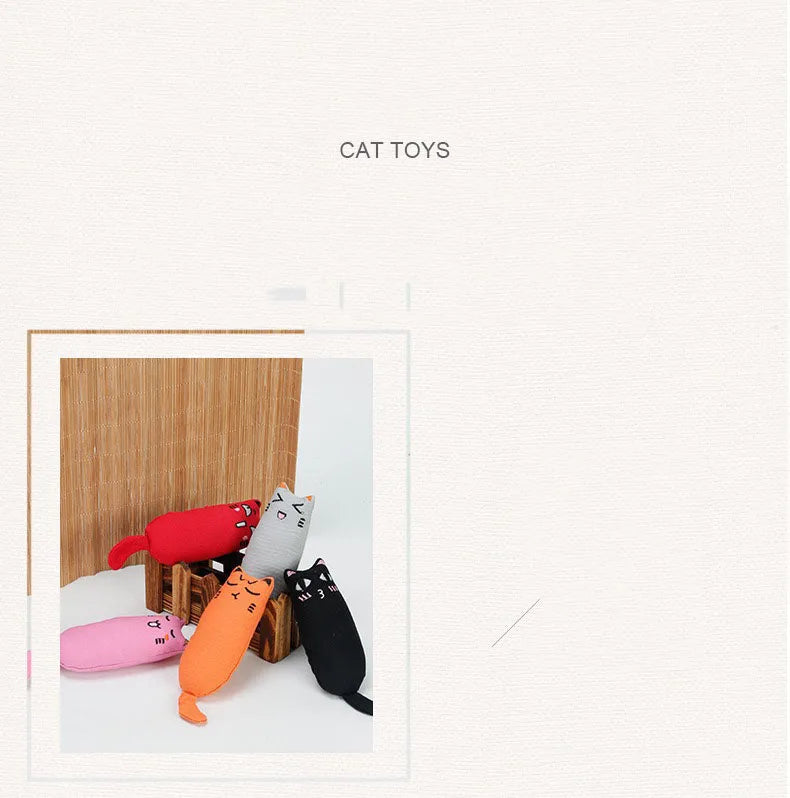 New Cat Toy Rustle Sound Catnip Toy Cats Products Toys for Kitten Teeth Grinding Cat