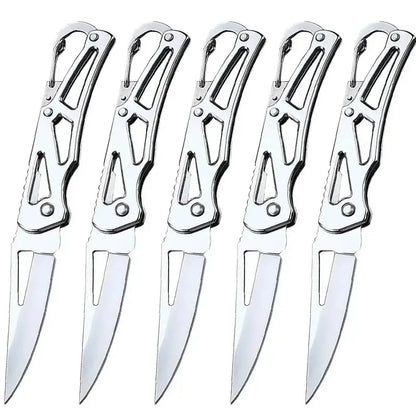 Folding Pocket Knife - Stainless Steel Multifunctional Kitchen Knife