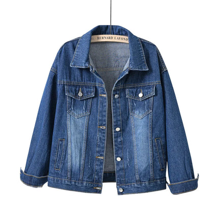 Y2k Denim Jeans Coat Cotton Women Button Spring Autumn Ropa Cardigan Punk Gothic Bomber Jacket Windbreaker Elegant Jackets