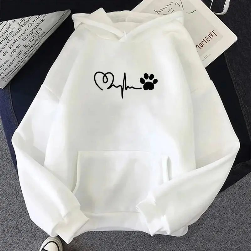 Hot sales Womens Hoodies Casual Printing Sweatshirts Sports Home Pullover Tops Outdoors Korean Style Street Woman Clothing 2026