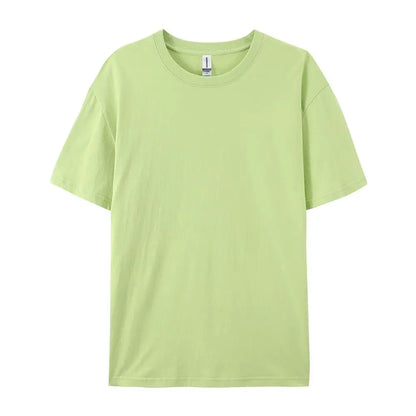 Cotton Casual T-Shirts for Women - Short Sleeve Sporty O-Neck Tops - ZOOMNSTORE