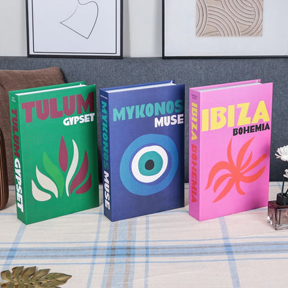 3Pcs Decorative Fake Books - Living Room Coffee Table Ornaments