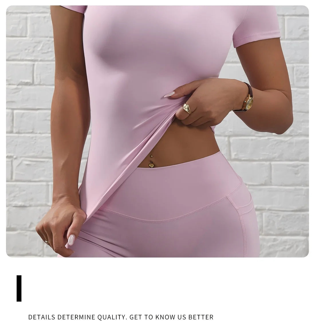 2026 Yoga Set Speed Drying Round Neck Yoga Set - Tight High Elasticity Yoga Suit Two Piece Set Running Sports Fitness Tennis Set