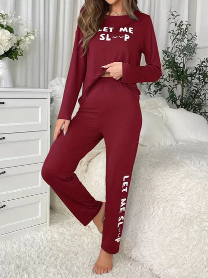 Sleepwear Women's Nightgown Long Sleeve Pajamas Ladies Pj Sets for Woman Pyjamas Set Pajama Girl Home Wear Set Homewear Female