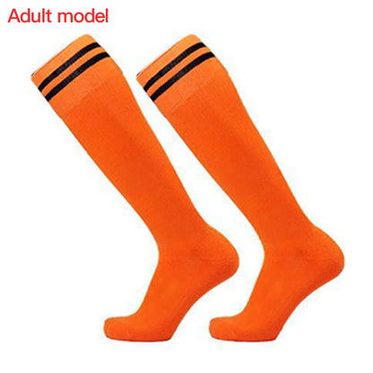Adult Football Socks Hit Color Wear-resistant Children Kids Sport Long Socks Over Knee High Baseball Hockey Socks