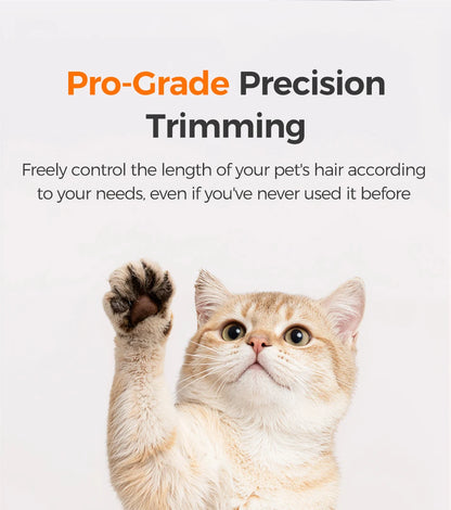 ROJECO Electric Pet Trimmer 4 in 1 Professional Grooming Kit For Dog Cat Hair Multifunctional Dog Trimmer Haircut Shaver Clipper