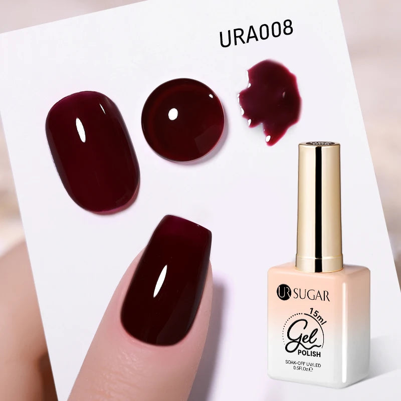 Jelly Gel Polish - Eco Friendly Semi Permanent UV LED Nail Polish for Salon Use