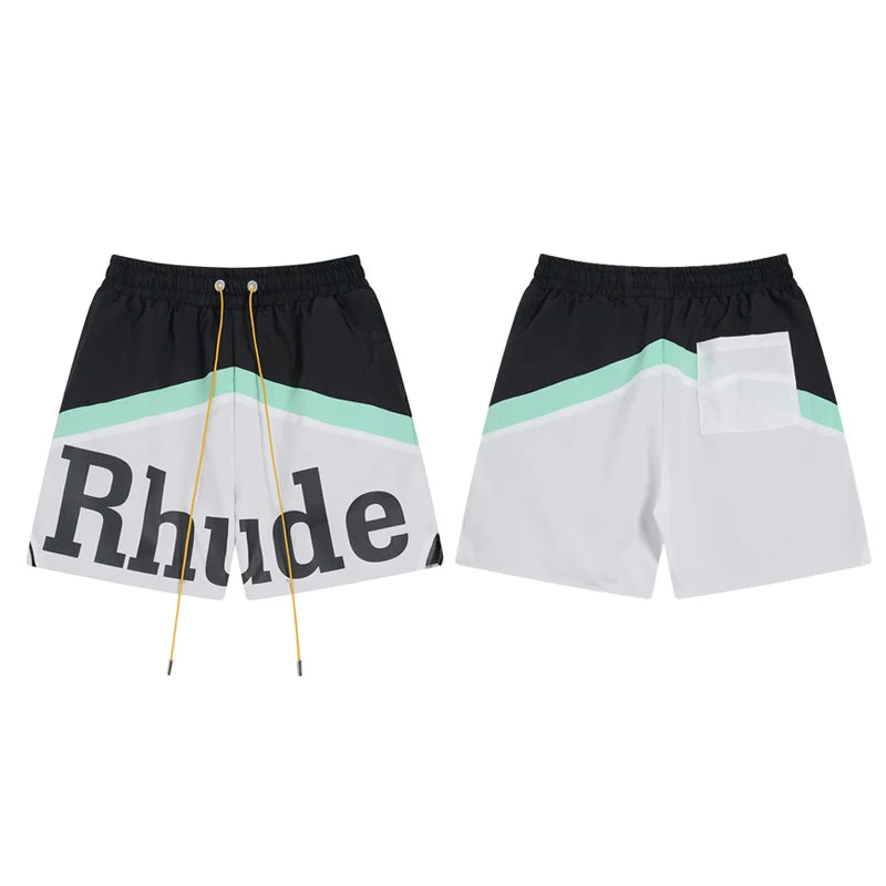 High Quality Streetwear Multi-color Rhude Beach Shorts Men Women Loose Breathable Casual Shorts